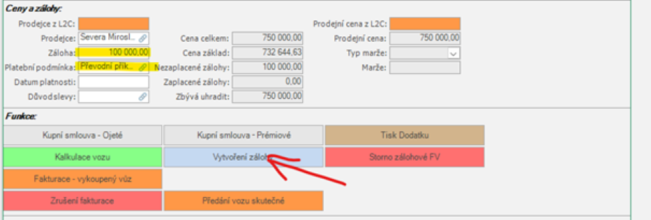 Podpis kupní smlouvy - krok 14