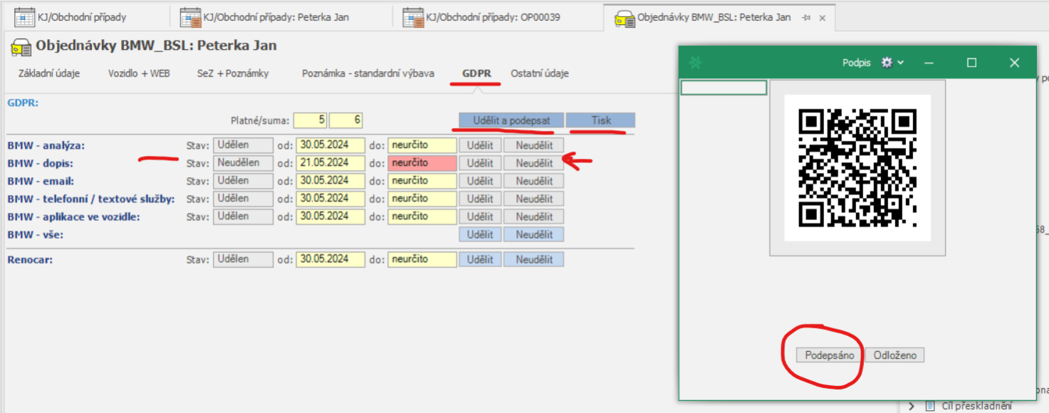 Kupní smlouva a GDPR